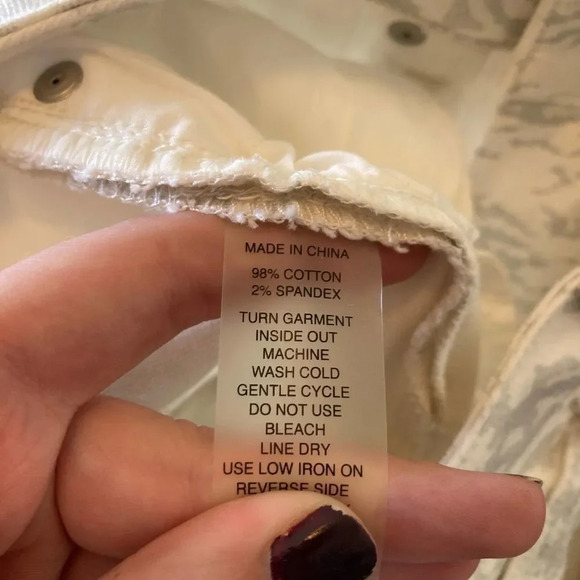 Two by Vince Camuto Gray and White Speckled Camo Jeans Size 4 - Picture 8 of 8